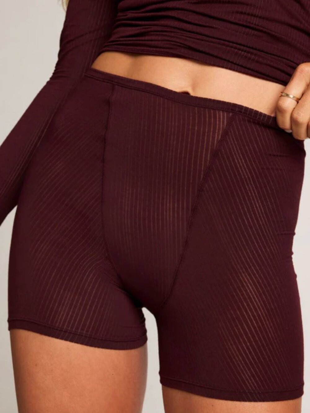 Negative Underwear Whipped Boxer in Garnet size Small